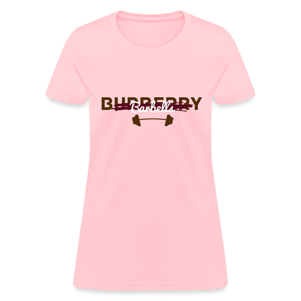 Barbells Over BRBY Tee - pink