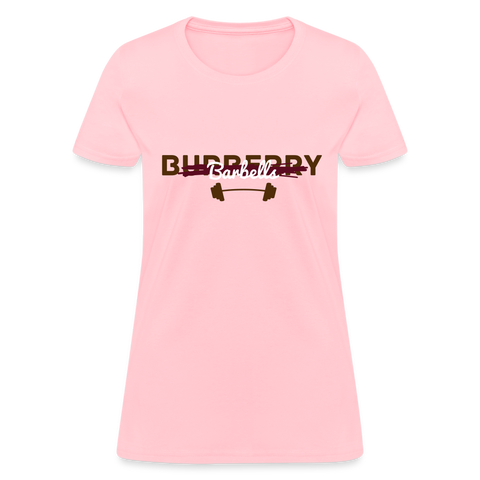 Barbells Over BRBY Tee - pink
