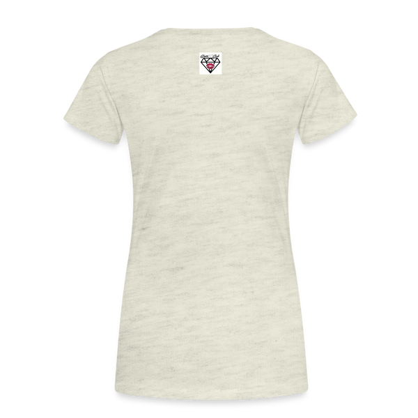 Here For The Gains Tee - heather oatmeal