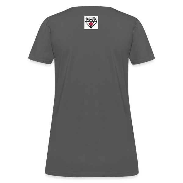 Glam Fit Club, Not Designer Tee - charcoal