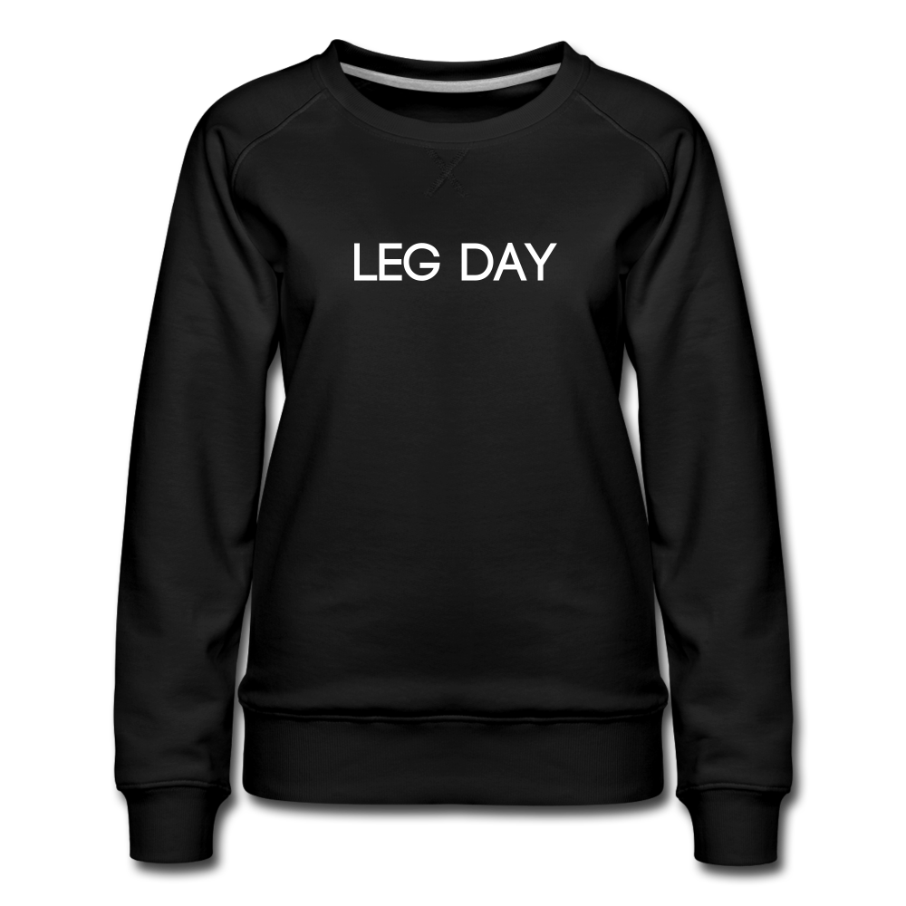 Leg Day Sweatshirt - black