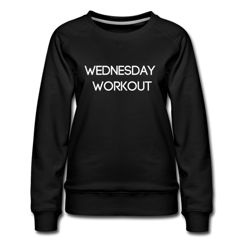 Wednesday Workout Sweatshirt - black