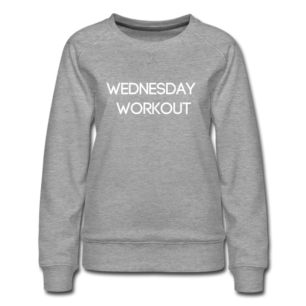 Wednesday Workout Sweatshirt - heather grey