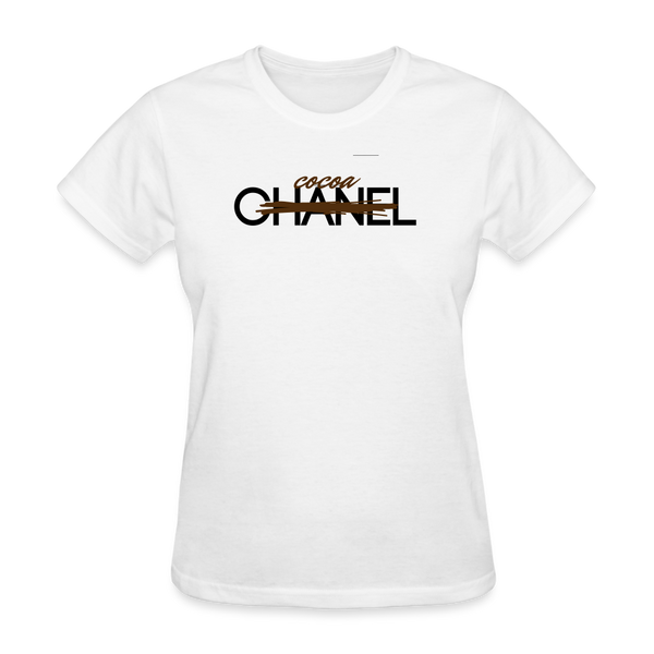 Cocoa, No Chanel T-Shirt - white