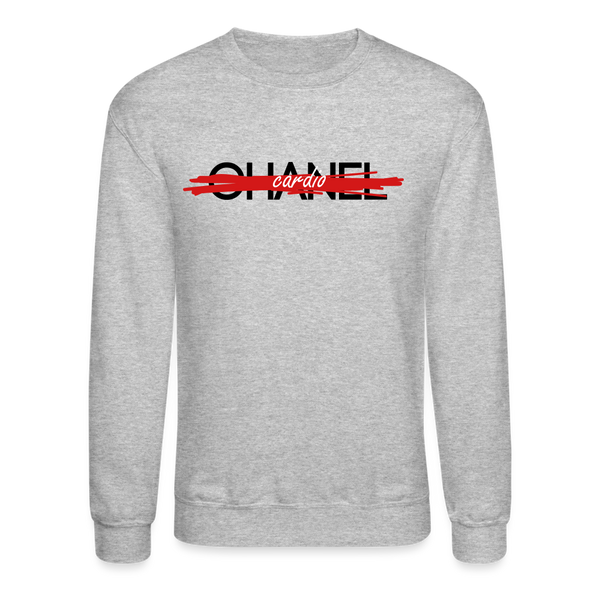 Cardio Over Chanel Sweatshirt - heather gray